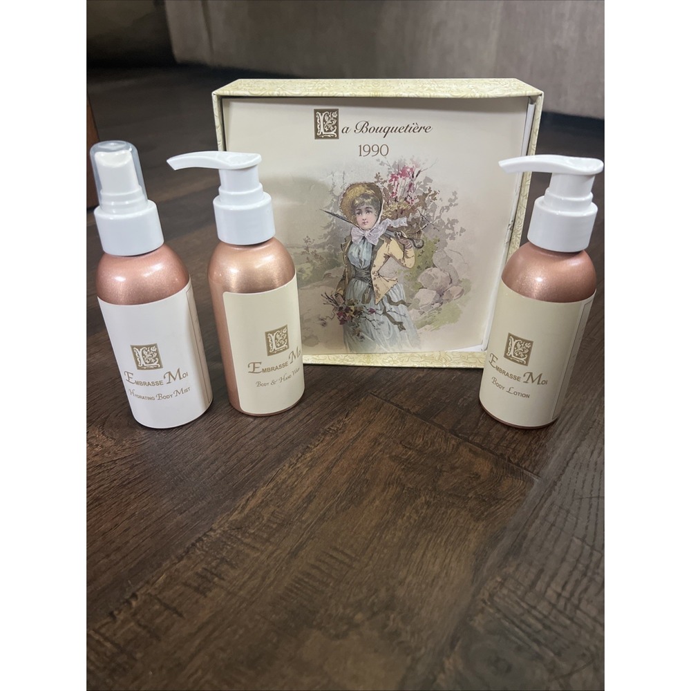 La Bouquetiere‎ France gift set lotion mist hand body wash Embrasse Moi luxury